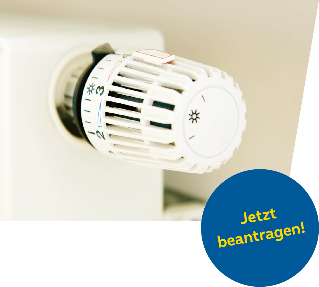 Thermostat an Heizkörper, Antrag ab 1. Oktober möglich